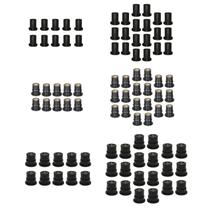 Parafusos De Borracha Para Para-brisa De Motocicleta, Fixadores De Carenagem, Inserto De Latão