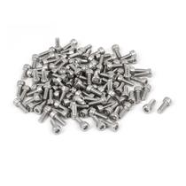 Parafusos De Cabeça Cilíndrica Com Soquete M3x8-25mm Em Aço Inoxidável 18-8 304 Acabamento Brilhante