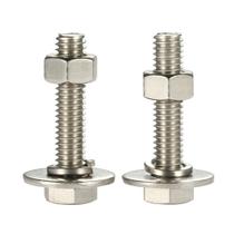 Parafusos de cabeça hexagonal Mellewell 3/8-16 x 5-1/2 em aço inoxidável 18-8