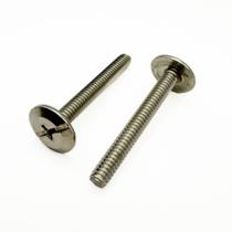 Parafusos de calçada Mighty Fasteners 304 em aço inoxidável, pacote com 100