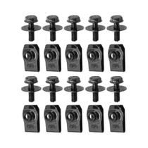 Parafusos De Carro M6 Com Clips Em U Para Capô, Para-choque E Protetor De Guarda