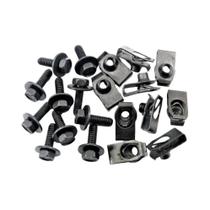 Parafusos De Carro M6 Com Clips Em U Para Capô, Para-choque E Protetor De Guarda