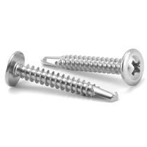 Parafusos de chapa metálica 10 x 1-1/4 250PCS 410 em aço inoxidável Parafusos de chapa metálica 10 x 1-1/4 250PCS 410 em aço inoxidável