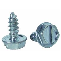 Parafusos de chapa metálica Hillman No. 12 x 3,2 cm, cabeça hexagonal, 100 unidades
