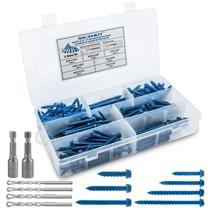 Parafusos de concreto RURITKIT 200 unidades com broca e broca