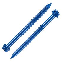 Parafusos de concreto Wensilon Anchor Kit 30 unidades 5,2 mm x 81 mm azul