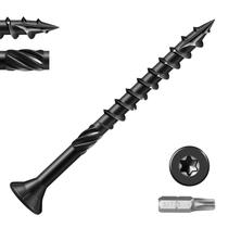 Parafusos de convés BNUOK 10 Exterior de madeira de 4 polegadas com broca T25 Star Parafusos de convés BNUOK 10 Exterior de madeira de 4 polegadas com broca T25 Star