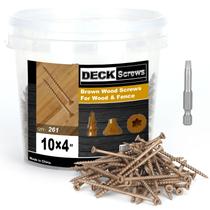 Parafusos de convés Bobibbi 10 x 4" T25 Star Torx Drive 2,27 kg Parafusos de convés Bobibbi 10 x 4" T25 Star Torx Drive 2,27 kg