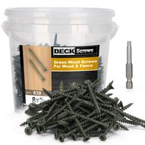Parafusos de convés Bobibbi 8 x 5kg T25 Star Torx Drive Green 2cm Parafusos de convés Bobibbi 8 x 5kg T25 Star Torx Drive Green 2cm