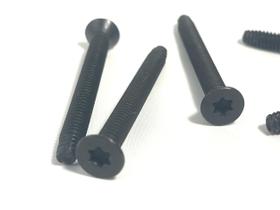 Parafusos de convés de reboque ROOBOO 6,35 x 57 mm, liga de aço, pacote com 30 Parafusos de convés de reboque ROOBOO 6,35 x 57 mm, liga de aço, pacote com 30