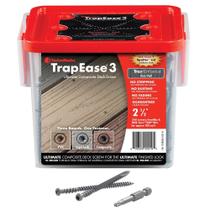 Parafusos de convés FastenMaster TrapEase 2-1/2 polegadas 350/caixa de aço zinco