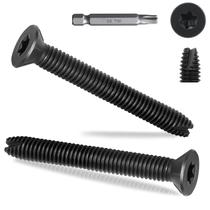 Parafusos de convés FMHotu 5/16-18 x 2,5" em aço tipo 7, pacote com 100 Parafusos de convés FMHotu 5/16-18 x 2,5" em aço tipo 7, pacote com 100