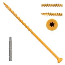 Parafusos de convés Fmjdnls 12,7 cm 10 5 revestidos com epóxi resistentes à ferrugem