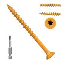 Parafusos de convés Fmjdnls 6,35 cm Madeira 10 6,35 cm 200 unidades resistentes à ferrugem