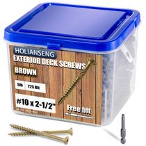 Parafusos de convés HOLIANSENG 2,5 x 6,35 mm 2,27 kg 385 unidades resistentes à ferrugem Parafusos de convés HOLIANSENG 2,5 x 6,35 mm 2,27 kg 385 unidades resistentes à ferrugem
