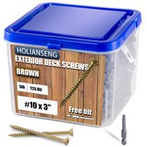 Parafusos de convés HOLIANSENG 3 cm, 10 x 3, 2,27 kg, resistentes à ferrugem Parafusos de convés HOLIANSENG 3 cm, 10 x 3, 2,27 kg, resistentes à ferrugem