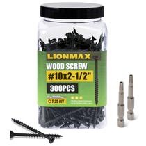 Parafusos de convés LIONMAX 6,35 cm 10 x 6,35 cm 300 unidades resistentes à ferrugem Parafusos de convés LIONMAX 6,35 cm 10 x 6,35 cm 300 unidades resistentes à ferrugem