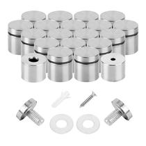 Parafusos de fixação AOUVES para acrílico, 2,54 x 2,54 cm, aço inoxidável