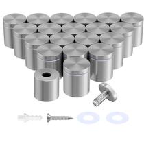 Parafusos de fixação em aço inoxidável IOQ com 1 cm de diâmetro x 2,5 cm L, pacote com 20 Parafusos de fixação em aço inoxidável IOQ com 1 cm de diâmetro x 2,5 cm L, pacote com 20