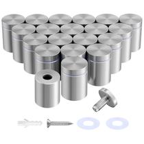 Parafusos de fixação em aço inoxidável IOQ para placas de acrílico, pacote com 20 Parafusos de fixação em aço inoxidável IOQ para placas de acrílico, pacote com 20