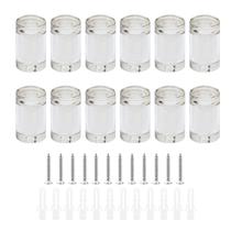 Parafusos de fixação em acrílico Antrader Clear 12 unidades 19x25mm Parafusos de fixação em acrílico Antrader Clear 12 unidades 19x25mm