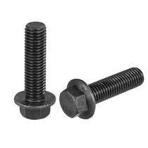Parafusos de flange hexagonal uxcell M14x50mm, aço carbono de 10,9 graus, 2 unidades