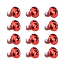 Parafusos De Freio a Disco De Bicicleta Em Aço Inoxidável M5x9mm T25, 12 Peças, Parafusos Para Parafusos De Freio a Disco De Bicicleta Em Aço Inoxidável M5x9mm T25, 12 Peças, Parafusos Para