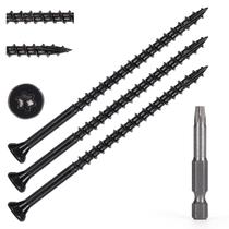 Parafusos de madeira Bobibbi 10 x 3" T25 Star Torx Drive 67 unidades Parafusos de madeira Bobibbi 10 x 3" T25 Star Torx Drive 67 unidades