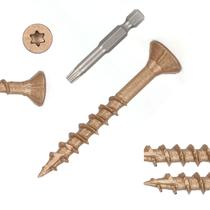 Parafusos de madeira Bobibbi 8 x 1-1/2” T25 Star Torx Drive 165 unidades Parafusos de madeira Bobibbi 8 x 1-1/2” T25 Star Torx Drive 165 unidades
