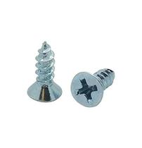 Parafusos de madeira Fixadores BCP 8 x 12 mm de aço carbono revestido de zinco