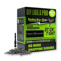 Parafusos de madeira Phillips Velocity Exterior de 3 cm com brocas Torx T25