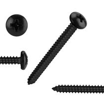 Parafusos de madeira QISHENG Black Oxide Aço Inoxidável 304 25 unidades