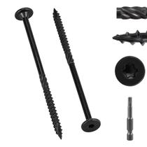 Parafusos de madeira RoyceMart Heavy-Duty Structural, pacote com 30, 1/4 x 13 cm Parafusos de madeira RoyceMart Heavy-Duty Structural, pacote com 30, 1/4 x 13 cm