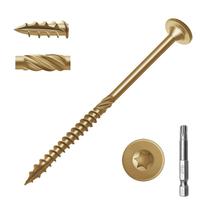 Parafusos de madeira SahncaitechTrade 150 unidades Heavy Duty Deck 11,4 cm
