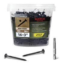 Parafusos de madeira SahncaitechTrade 300 unidades, pesados, 3 cm para uso externo