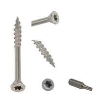 Parafusos De Madeira Torx Em Aço Inoxidável Resistente À Ferrugem, Parafusos Marítimos 316, 45mm,