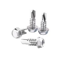 Parafusos De Metal Auto-Perfurantes E Auto-Perfurantes Em Aço Inoxidável 410 Com Cabeça Hexagonal