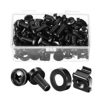 Parafusos De Montagem Em Rack De Aço Inoxidável M6 X 16 Mm, Conjunto De 50 Com Arruelas De Nylon E