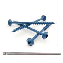 Parafusos de orifício de bolso TOPMALLEX revestidos a azul 150 mm com broca 700 unidades