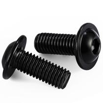 Parafusos de parafuso M8-1,25 x 20 mm com cabeça de botão flangeada em aço inoxidável