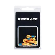 Parafusos de Pinça de Freio a Disco para Bicicleta - Aço Inoxidável com Banho de Titânio (6 Unidades) Parafusos de Pinça de Freio a Disco para Bicicleta - Aço Inoxidável com Banho de Titânio (6 Unidades)