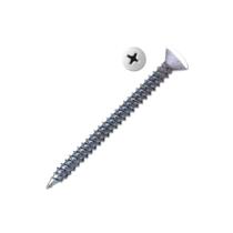 Parafusos de Registro Malco Phillips 2 Cabeça Oval Pintados de Branco 5 cm