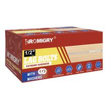 Parafusos de retenção HROMIGRY 1/2 x 5 (12 unidades) galvanizados por imersão a quente