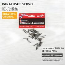 Parafusos De Servo Auto-roscantes Com Sextavado Interno De 2,3 Mm X 15 Mm Com Arruela Para FUTABA JR Parafusos De Servo Auto-roscantes Com Sextavado Interno De 2,3 Mm X 15 Mm Com Arruela Para FUTABA JR