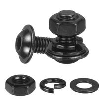 Parafusos de tampa de soquete com cabeça de botão flangeada M METERXITY M6 x 14 mm
