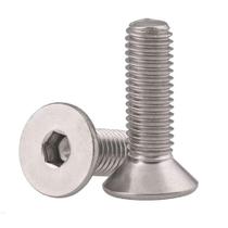 Parafusos de tampa de soquete de cabeça plana MewuDecor em aço inoxidável 18-8 Parafusos de tampa de soquete de cabeça plana MewuDecor em aço inoxidável 18-8