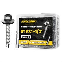 Parafusos de telhado em chapa metálica FIXLINK RUSPERT 10 x 1-1/2 300 unidades