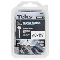 Parafusos de telhado ITW BRANDS Teks 10 x 3,8 cm Hex Washer 100CT Parafusos de telhado ITW BRANDS Teks 10 x 3,8 cm Hex Washer 100CT