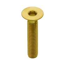 Parafusos De Titânio M6*30mm CNC Com Cabeça Escareada Para Caixa De Direção De Bicicleta, Parafuso Parafusos De Titânio M6*30mm CNC Com Cabeça Escareada Para Caixa De Direção De Bicicleta, Parafuso