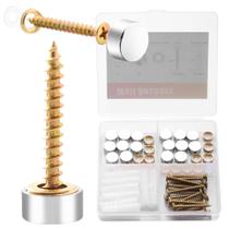 Parafusos decorativos Wayofcha Mirror Cover Nails em aço inoxidável